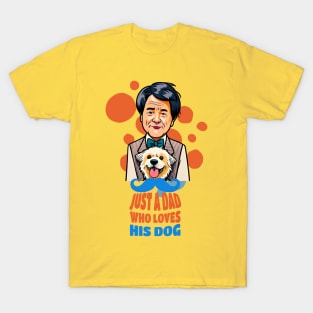 Just a Dad Who Loves His Dog T-Shirt